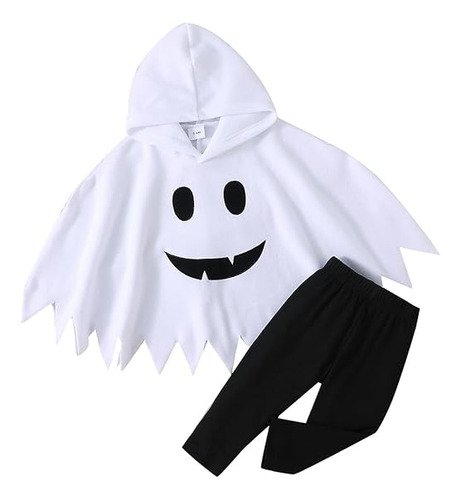 Disfraz Halloween Para Bebes Niños Y Niñas Capa Fantasma Con