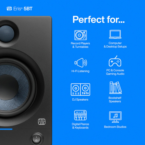 Par De Monitores De Estudio Presonus Eris 5bt Bluetooth 5.25
