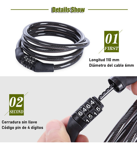 Bloqueo De Freno De Disco De Motocicleta Candado Impermeable