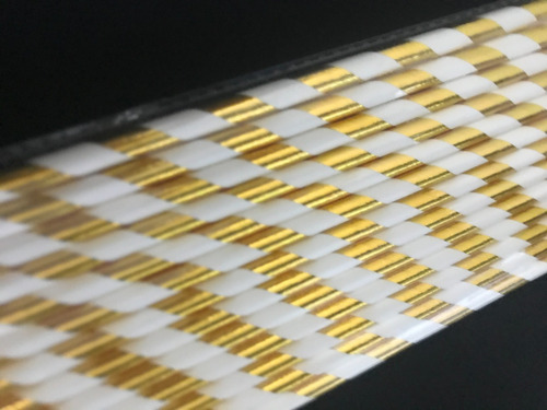 Imagen 2 de 3 de Sorbete Eco Polipapel Plateado Dorado Diseños X25 Unidades
