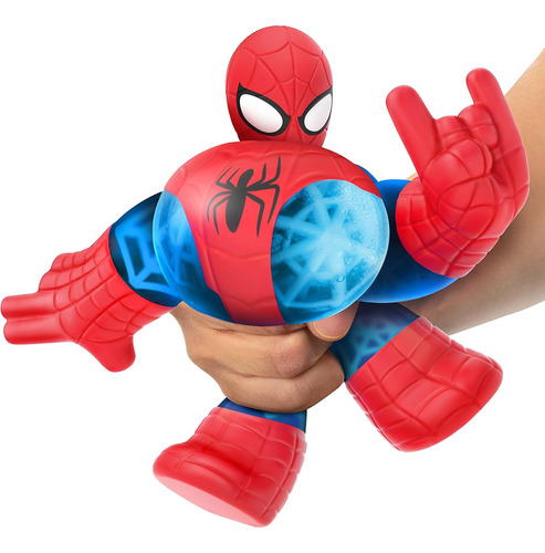 Pack Marvel Versus Con Licencia Heroes Of Goo Jit Zu - Spide
