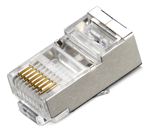 Conector Rj45 Cat5 Blindado Conectores Cat 5 R-j45 100 Unids