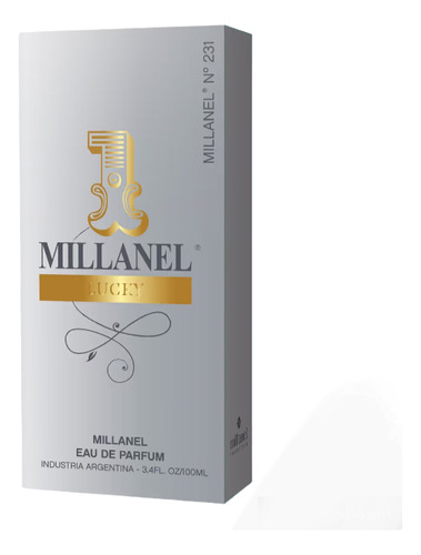 Perfume Millanel Nro: 231 One M. Lucky Masculino. 100ml