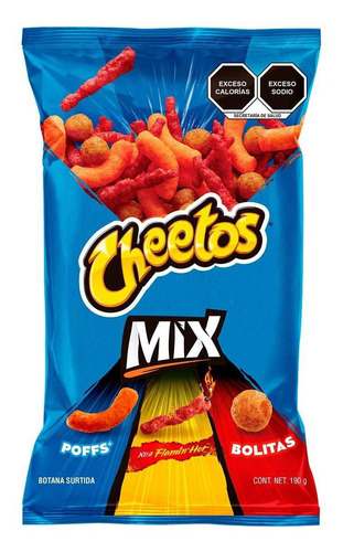 Botana Sabritas Cheetos Mix 190g