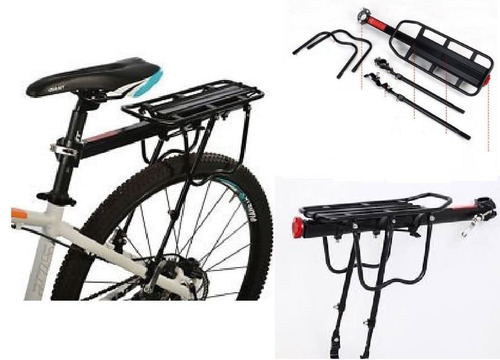 Parrilla Para Bicicleta Ajustable Rodado 20 A 26 Cms