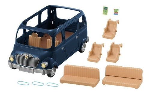 Sylvanian Families Carro Mini Van Sete Lugares Original