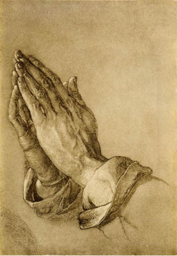 Cuadro Decorativo Manos Que Oran Albrecht Dürer / Tela