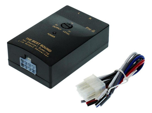 1 Pieza Convertidor De De Nivel Bajo Rca Salidas Con Cable