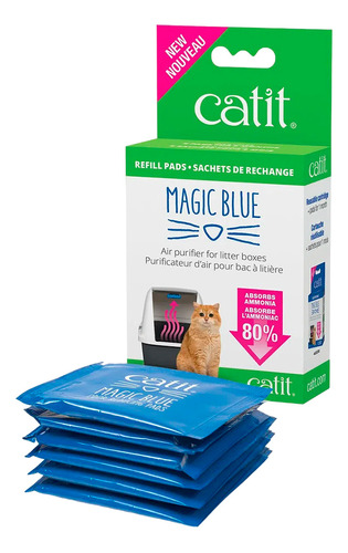 Repuestos Reductores De Olores De Gatos Cat It Magic Blue