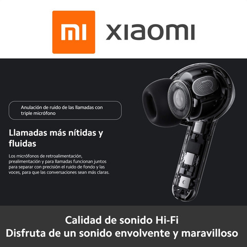 Xiaomi Buds 3t Pro, Audífonos In-ear Bluetooth 5.2 Hi-fi Anc