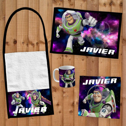 Set De Jardín Buzz Lightyear - Astronautas - Incluye Taza