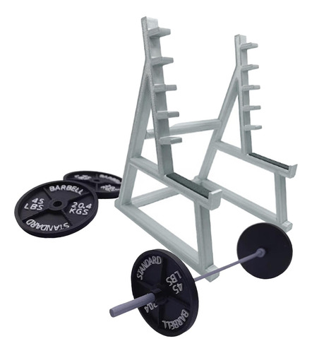 Barbell Squat Rack Pen Holder Pen Display Estante Con Barra