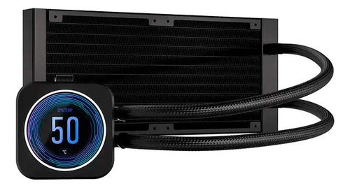 Water Cooler Corsair H100i Elite Lcd Xt 240mm Cw-9060074-ww Rgb Preto