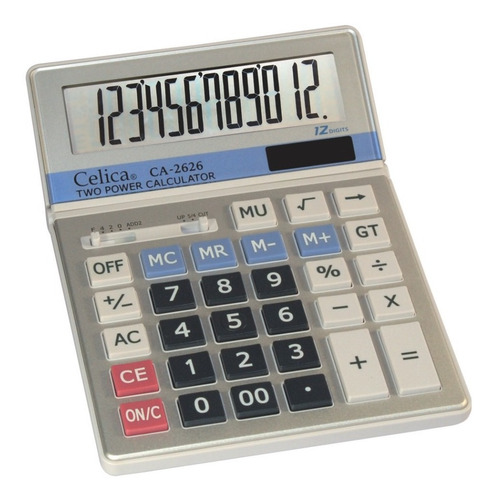 Calculadora Celica Ca-2626 Escritorio 12 Digitos 1pza