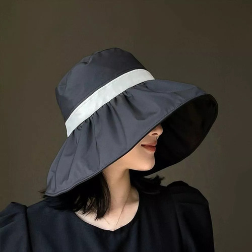 Gorro Casual De Tela Con Protección Solar Sombrero Para Sol