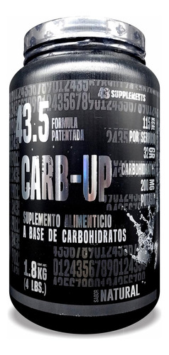 Carb Up Carbohidratos + Bcaa's 4 Lbs 43 Supplements