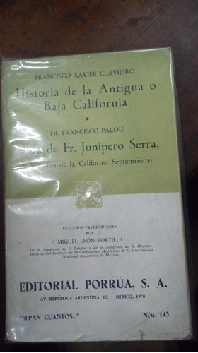 Libro Historia De La Antigua O Baja California