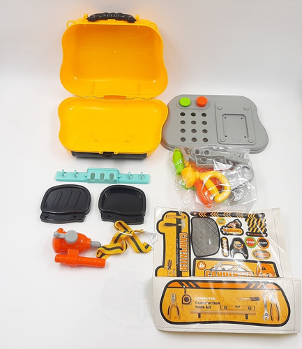 Disfraz De Maestro Constructor Con Accesorios Para Niños
