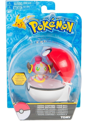 Figura Tomy Pokemon Clip N' Carry Pokeball - Hoopa