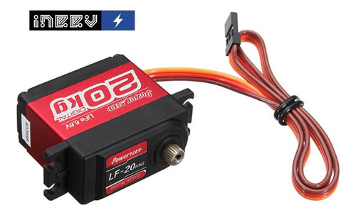Servomotor Servo Motor Hd Digital 20kg Lf-20mg Arduino