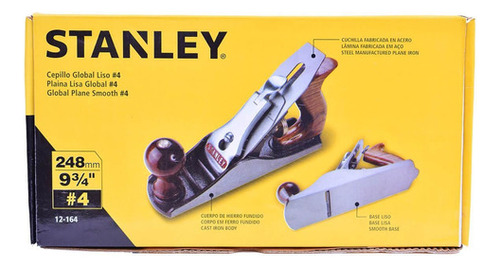 Plaina Manual Acabamento 12-164 - Stanley
