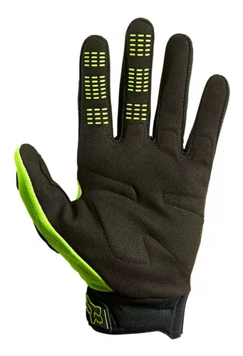 Guantes motocross fox flexair amarillo fluor