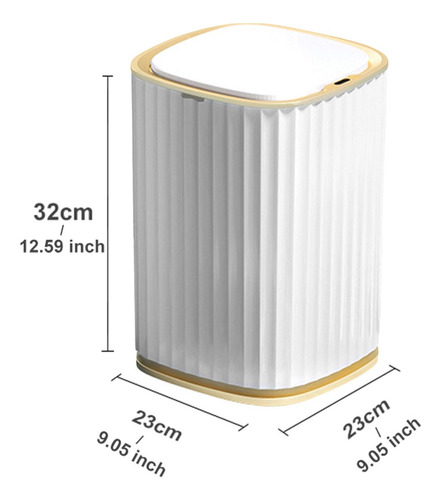 Cubo De Basura Automático Con Tapa Cubos De Basura Cubo De