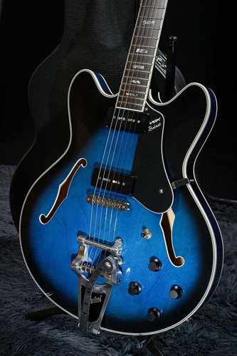 Guitarra Vox Bobcat Bigsby - Bc-v90b-bl - Saphire Blue