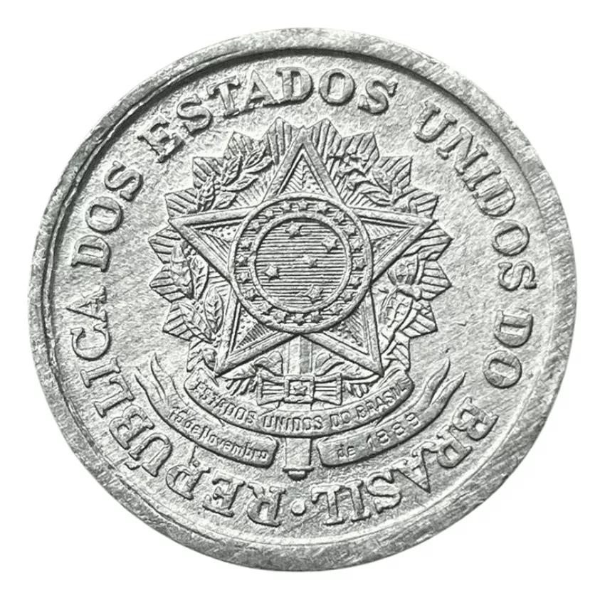 Segunda imagem para pesquisa de moeda de 50 centavos 1960 aluminio
