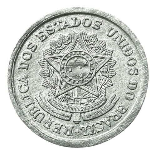 Moeda Antiga Do Brasil - 50 Centavos Fc Alumínio De 1960