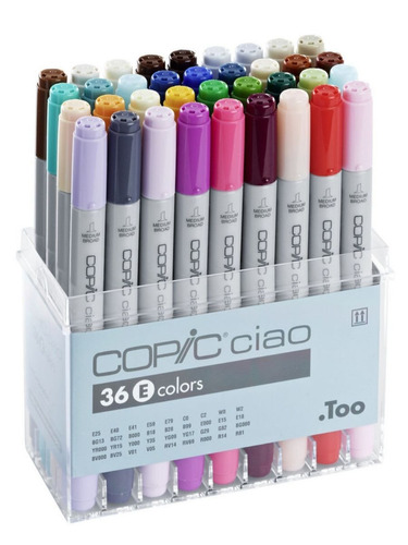 Copic Ciao - Set 36 Marcadores Color E
