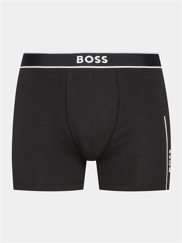 Boxer Brief Boss Algodón Elastico 1 Pack Negro Hombre