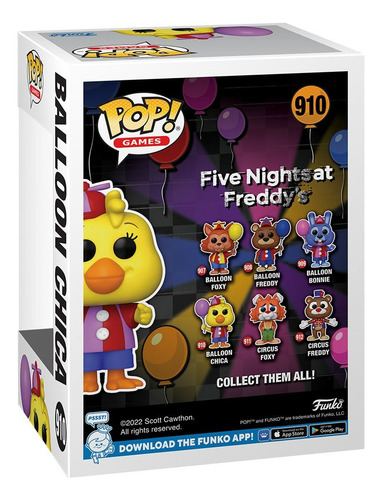 Figura Pop! Five Nights - Chica Con Globo