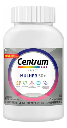 Centrum Select Mulher Com 150 Comprimidos Sabor Without flavor