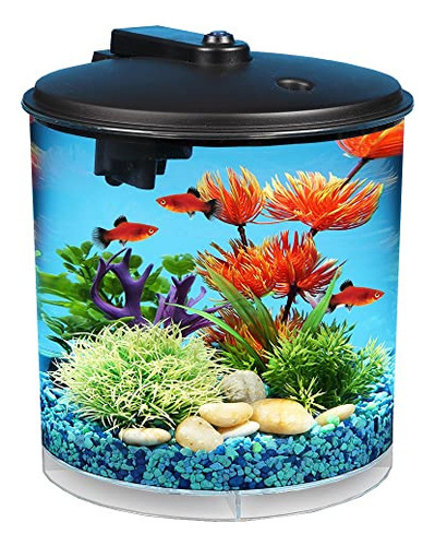 Aquarium Koller Products Aquaview 7.6 Litros 360 Con Filtro
