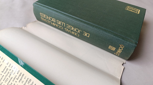 J L Borges. Obras Completas. 1ra Ed., 1974, Firmada, Biblia (Usado)