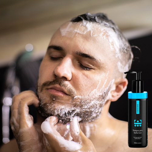 Shampoo Para Barba Goot Limpeza Hidratação Fortalecimento