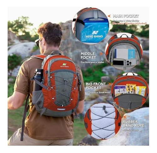 N Nevo Rhino Senderismo Mochila 25l Packle Al Aire Libre Al