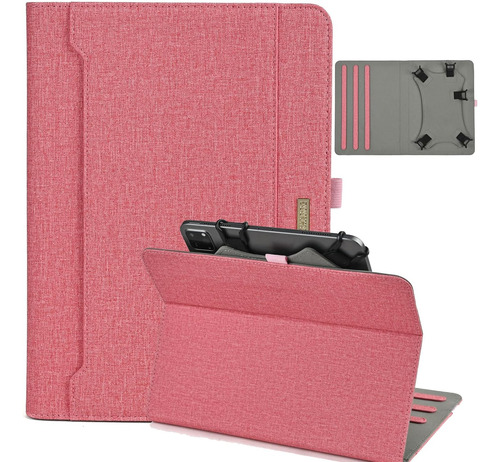 Funda Universal Tabletas De 9-11  iPad Samsung/google/rosado