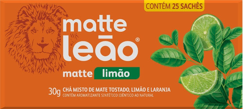 Chá Matte Leão - Limão 25 Saches 