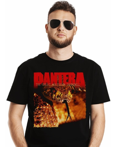 Polera Pantera The Great Southern Trendkill Metal Impresión