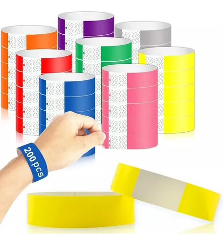 comprar Pulseras De Papel, Pulseras De Identificación, 200 Unidades