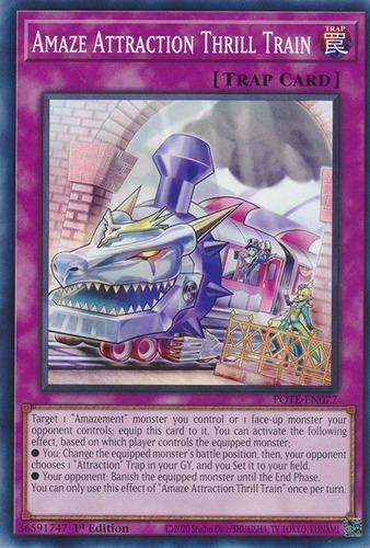 Amaze Attraction Thrill Train (pote-en077) Yu-gi-oh!