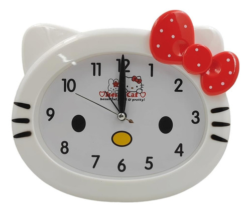 Reloj Despertador Y Carita De Hello Kitty