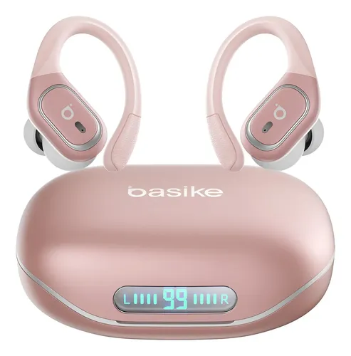 Basike Fone De Ouvido Bluetooth 6.0 Esportivo Sem Fio Gancho Intra-auricular (4 cores)