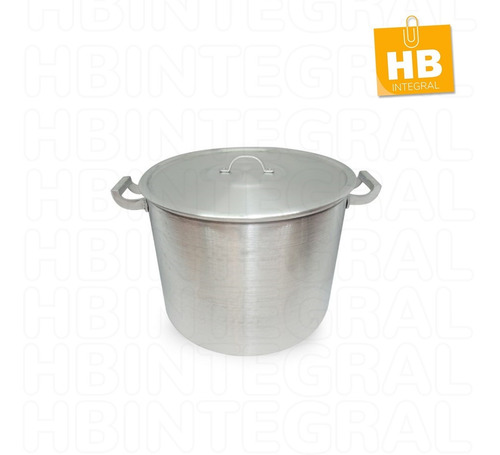 Imagen 1 de 4 de Olla Gastronomica Nº24 De Aluminio Reforzado 10 Litros