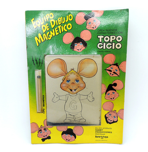 Topo Gigio Dibujo Magnetico Lloret Toys Maria Perego Madtoyz