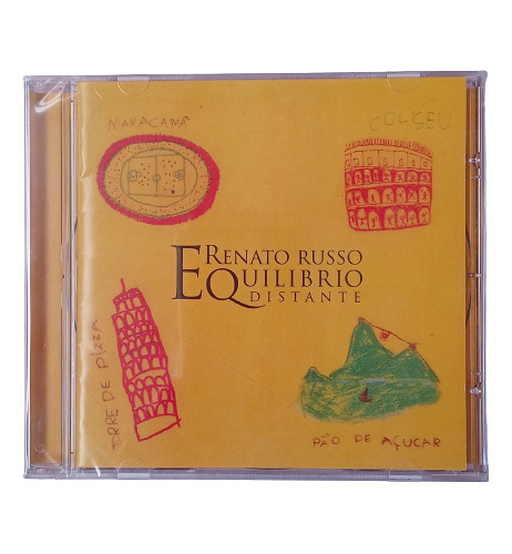 Cd Renato Russo - Equilibrio Distante - Lacrado. 