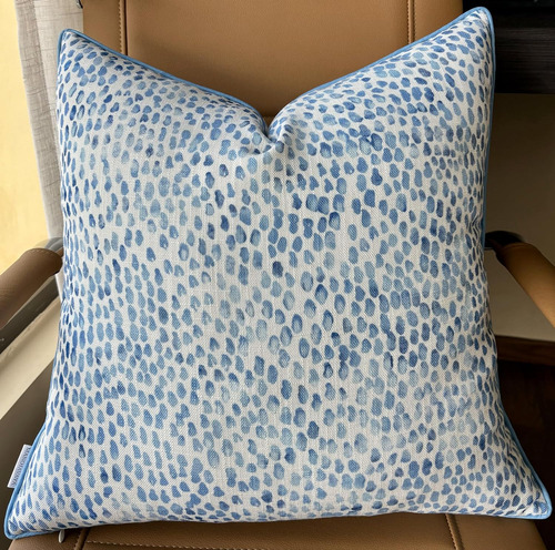 Funda De Almohada Impresa Con Gotas De Lluvia - Funda De Coj