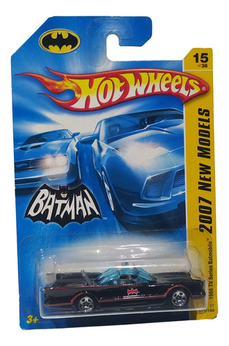 Hot Wheels 1966 Tv  Batmobile  #15 2007 Batman Usa  M-14